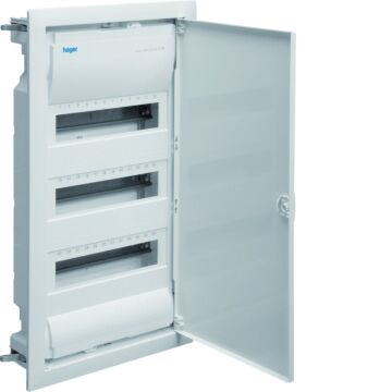 Inb.Verdvolta Ip30 630 X 348Mm 3 X 12Mod Deur Wit-HAGER