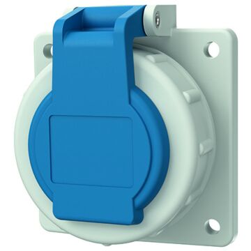 Inb.WCD 16A 2P+A 230V IP68 SCHUKO blauw-MENNEKES