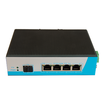 Industrial Switch PoE+ 4-Port Gigabit en 1x SFP-GRAYLE