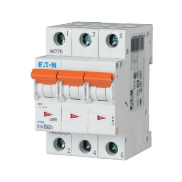 Installatieautomaat plsm-c63/3-mw c 63a 3p 10ka-EATON