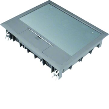 Installatiedoos E09 200X253Mm Grijs 5Mm Vloerafdek-HAGER
