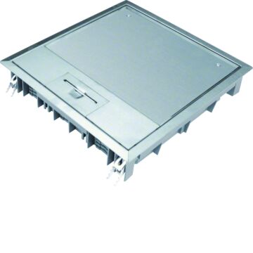 Installatiedoos Rvs E09 200X253Mm 12Mm Vloerafdek-HAGER