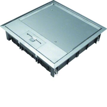 Installatiedoos Rvs Q06 200X200Mm 12Mm Vloerafdek-HAGER