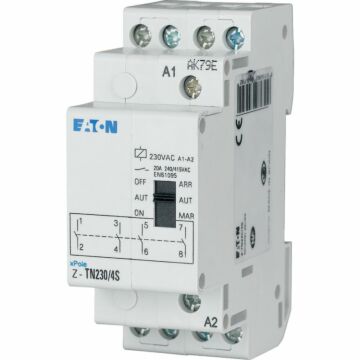 INSTALLATIERELAIS Z-TN230/4S AAN-AUTO-UIT 4NO 20A-EATON