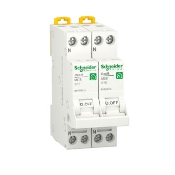 INSTALL.AUTOMAAT 2P+2N B16A 6KA R9P9816 FORN.GR.-SCHNEIDER