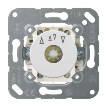Jalouzie draaisch./imp.gever 2p.knop wit-JUNG