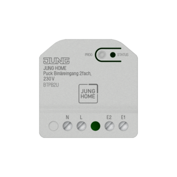 JUNG HOME Puck binaire ingang 2-voudig, 230 V ~-JUNG