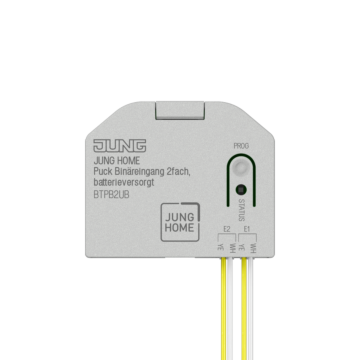 JUNG HOME Puck binaire ingang 2-voudig, batterijge-JUNG