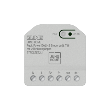 JUNG HOME Puck power DALI-2 stuureenheid TW met 2-JUNG