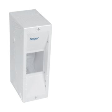 KAST 2 MOD.LEEG WIT GD102E-HAGER