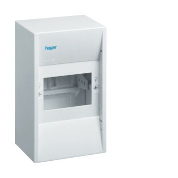 KAST 4 MOD.LEEG WIT GD104E-HAGER