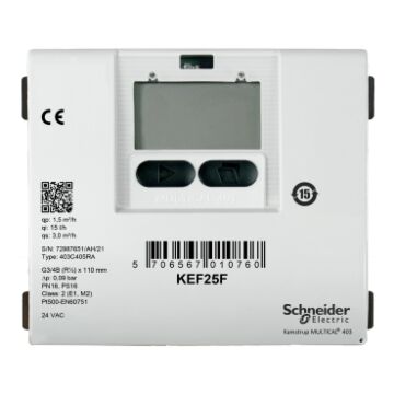 KE SERIES STROOMER R1½ SCHROEFDRAAMESSING 10 M³/H-SCHNEIDER