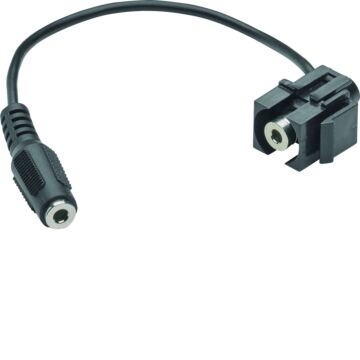 Keystone Connector Stereo Jack 3,5 Mm-HAGER