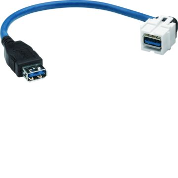 Keystone Connector Usb3 Type A-HAGER
