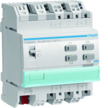 Knx Jaloezie-Actor 4-Voudig, 230 V Ac-HAGER