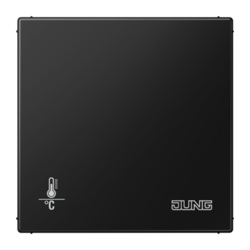 KNX objectregelaar + 4 bin LS matzwart-JUNG