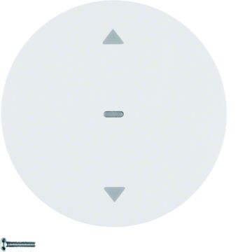Knx-Rf Drukknop-Opzetmod Jalbed R1/R3/R8 Pwit Glz-HAGER