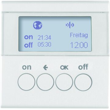 Knx-Rf Schakelklok-Opzetmod S1/B3/B7 Polarwit Glz-HAGER