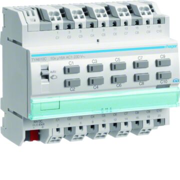 Knx Schakel-/Jaloezie-Actor 10-Voudig, 16 A-HAGER