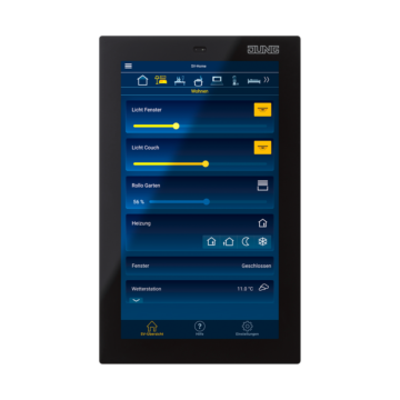 KNX Smart Control touchpanel 5inch zwart-JUNG