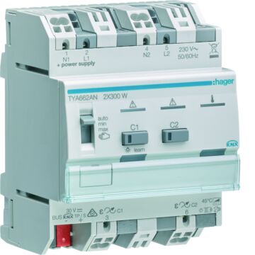 Knx System Mode Ele Zelflerende Dimmer 2X 300 W-HAGER