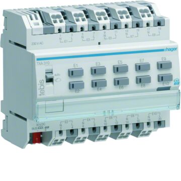 Knx Universele Ingangsmodule, 10-Voudig, 230 V-HAGER