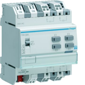 Knx Universele Ingangsmodule, 4-Voudig, 230 V-HAGER