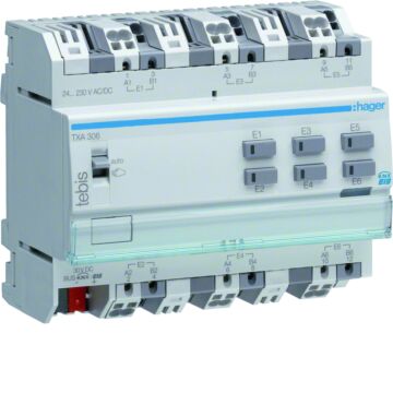 Knx Universele Ingangsmodule, 6-Voudig, 24 - 230V-HAGER
