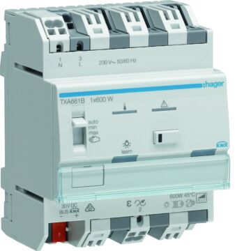 Knx Universele Zelflerende Dimmer 1X 600 W-HAGER