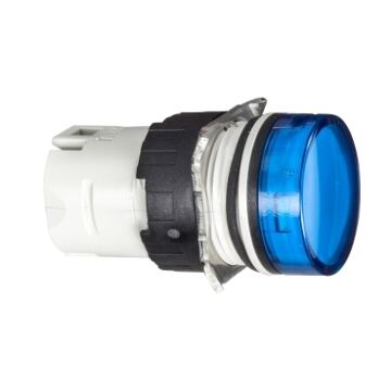 KOP VOOR SIGNAALLAMP Ø16MM RONBESCHERMKAPJE BLAUW-SCHNEIDER