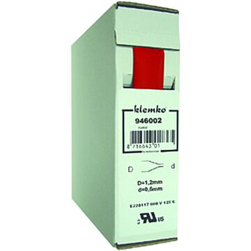 KRIMPKOUS 1,6 >0,8MM ROOD (DOOS 20MTR)-KLEMKO