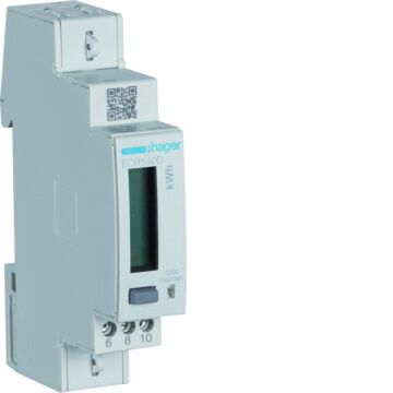 Kwh-Meter 1-Fase Direct 40 A, 1 Module, Modbus Mid-HAGER