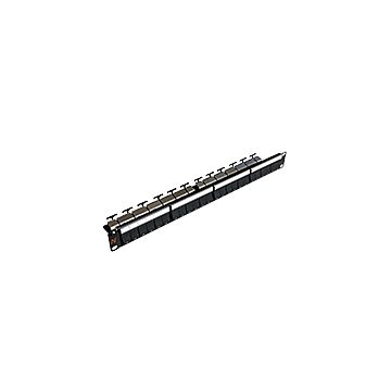LANmark Patch Panel 24 Snap-In Black Labeling-AGINODE
