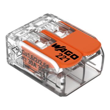 LASKLEM MET HENDEL 2V 0,5-6MM2-WAGO