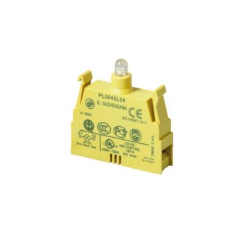 LED met houder wit, 24V AC/DC-HK ELECTRI