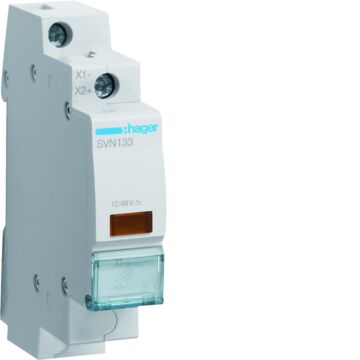 Ledsignaalmodule Oranje, 12/48 Vac + Dc-HAGER