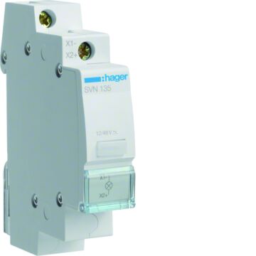 Ledsignaalmodule Transparant, 12/48 Vac + Dc-HAGER