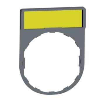 LEGENHOLDER 30X 40 MM WITH LEGENFOR ENGRAVING-SCHNEIDER