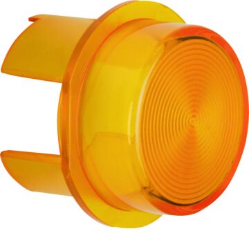 Lens Imp.Dr./Lichtsignaalelement E10, Geel Transp.-HAGER