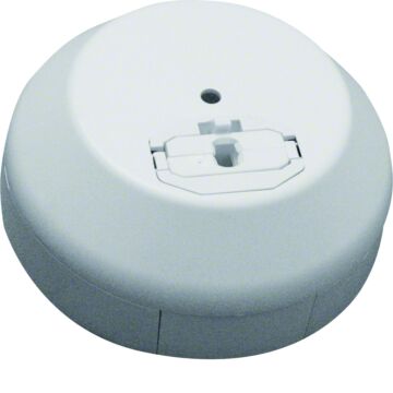 Lfk Rozet Lichtpunt Inclusief 3-Plge Connector Wit-HAGER