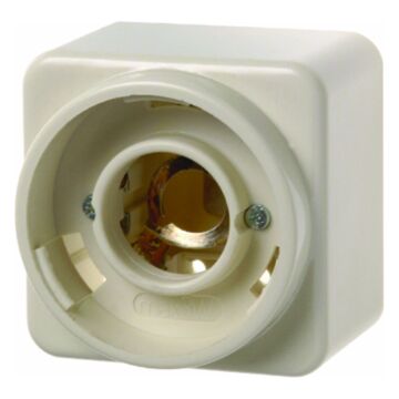 Lichtsignaal E14 Opbouw Wit, Glanzend-HAGER