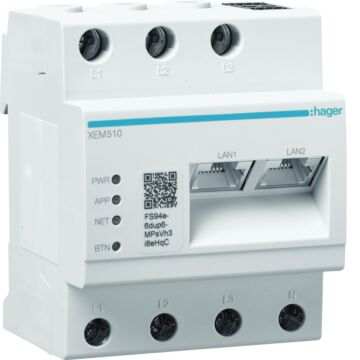 Lokale Laadmanager 10/Rfid Witty Share/Park-HAGER