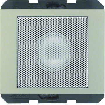 Luidspreker Berker K.5 Edelstaal, Gelakt-HAGER