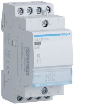 Magneetsch 25 A 2Maak 2 Verbreek Geruisarm 12 V Dc-HAGER