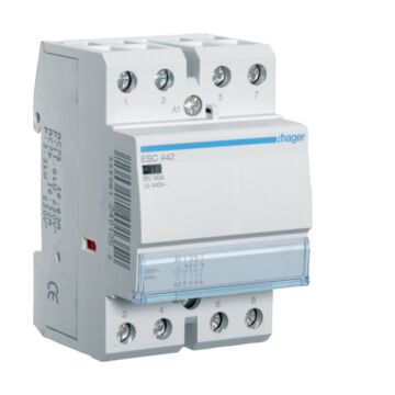 MAGNEETSCHAK. ESC442 2XM+2XV 40A 230VAC-HAGER