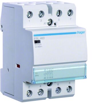 Magneetschakelaar 63 A, 4 Maak, 12 V Ac 50Hz-HAGER