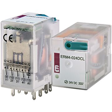 Magn.schak. relais 24 VDC 5A 4c-ETI