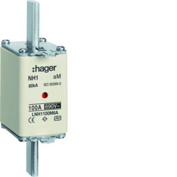 Mespatroon Nh1 100 A 690 V Am Combimelder-HAGER