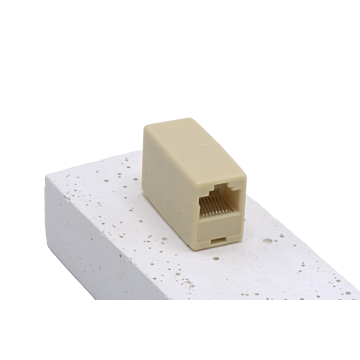 MODULAR COUPLER 1:1 RJ45 FEMALE - FEMALE-GRAYLE