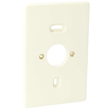 MONTAGEPLAAT DUBBEL 2BUS M4 1371 CREME-ATTEMA